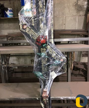 Ритуальный крест ручной работы