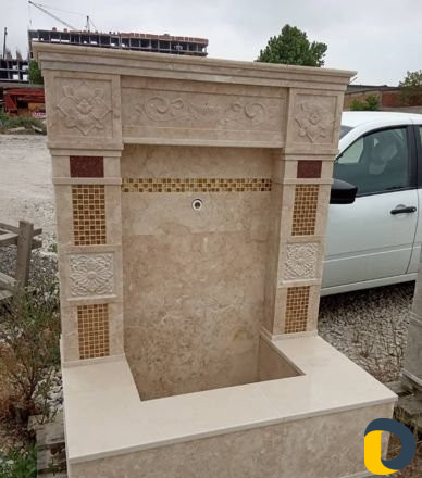 Родники из натурального мрамора