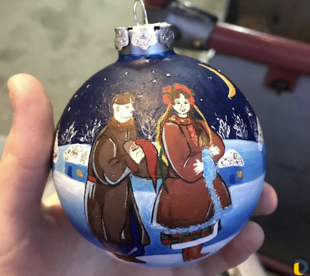 Роспись елочных игрушек