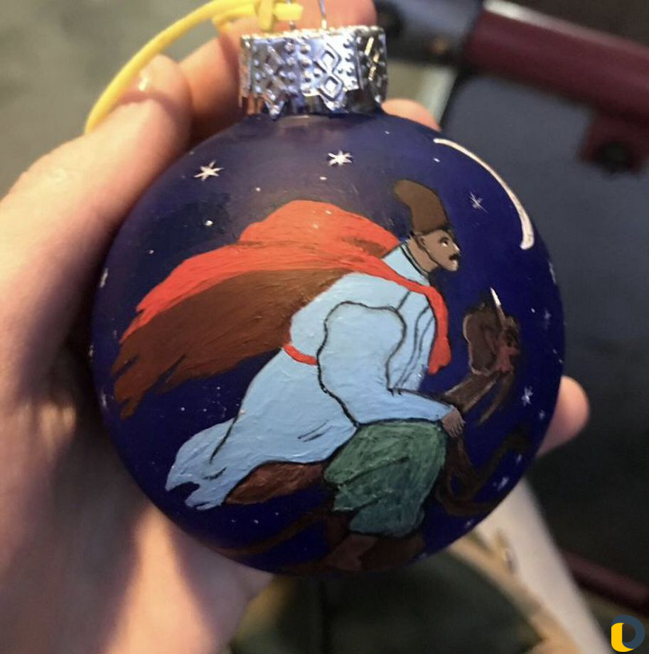Роспись елочных игрушек