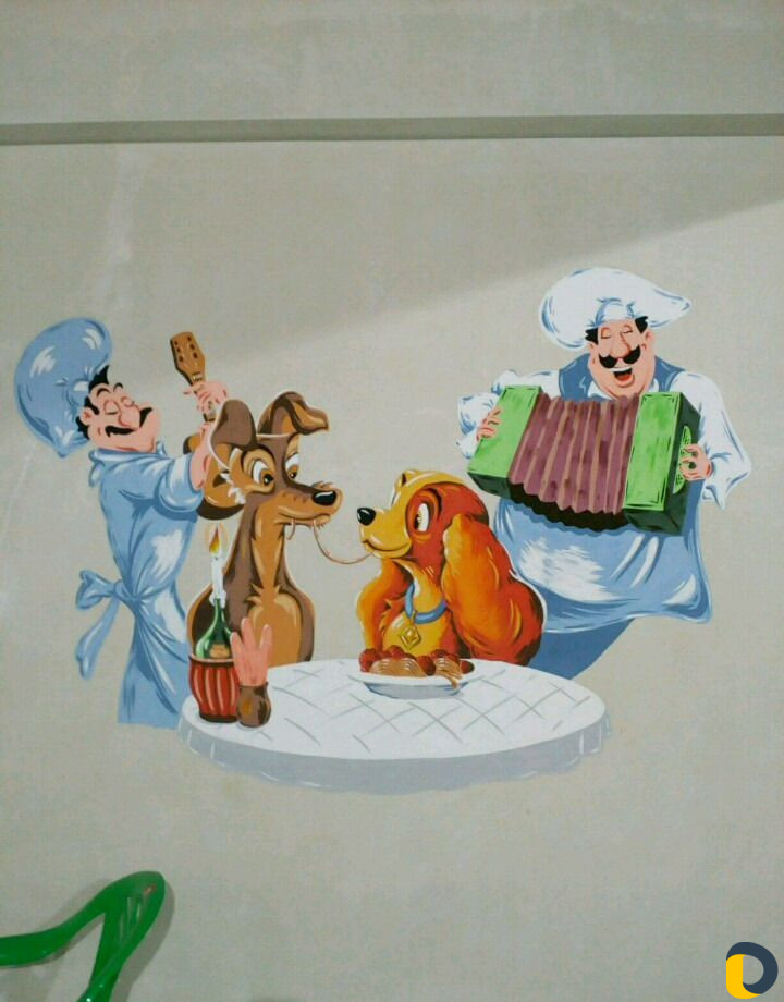 Роспись стен, меловые доски, художник, гончар, кер