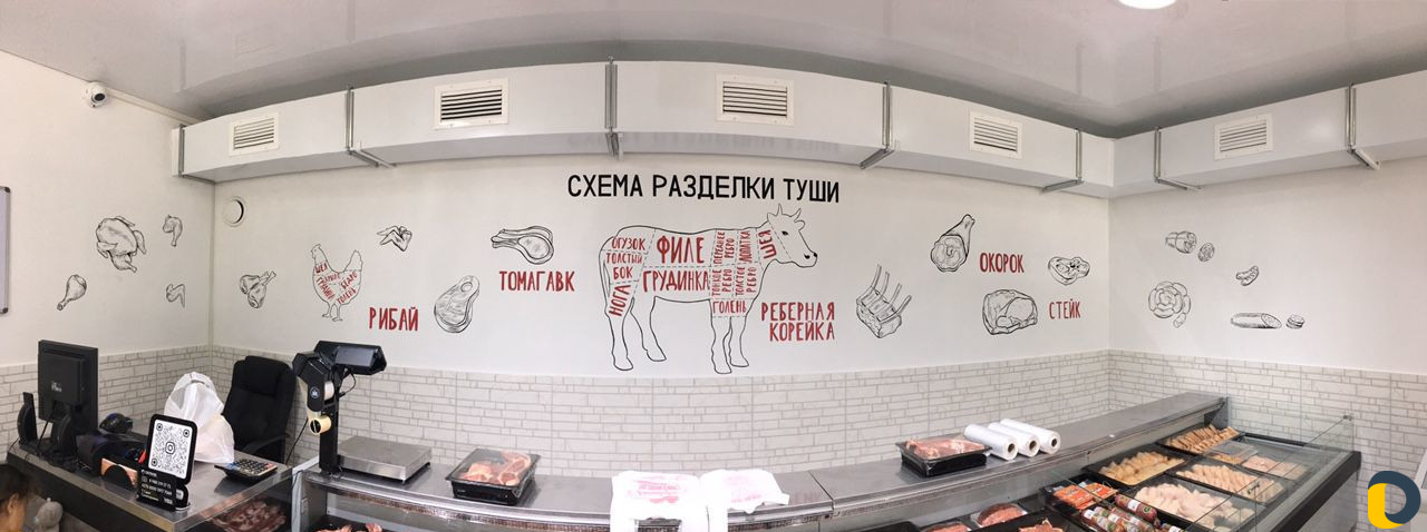 Роспись стен, меловые стенды, картины