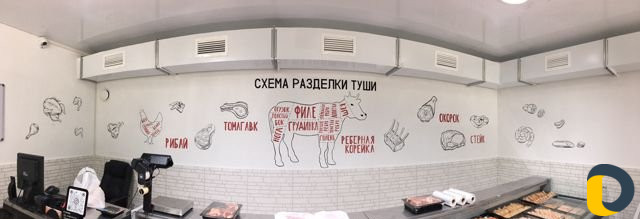 Роспись стен, меловые стенды, картины