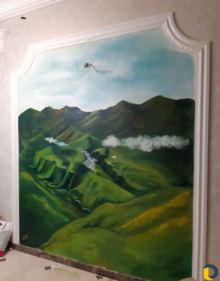Роспись стен, помещений, картины, художник