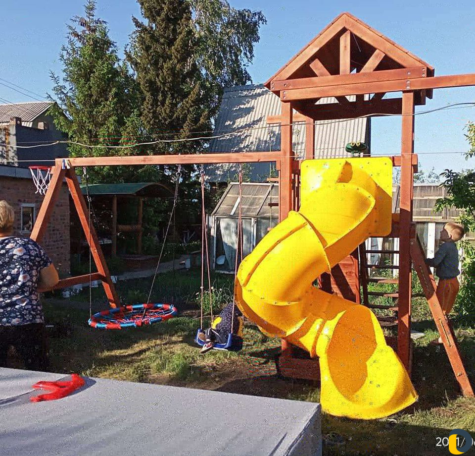 Сборка установка детских площадок