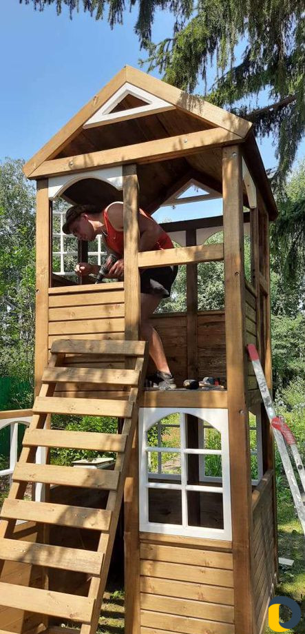 Сборка установка детских площадок