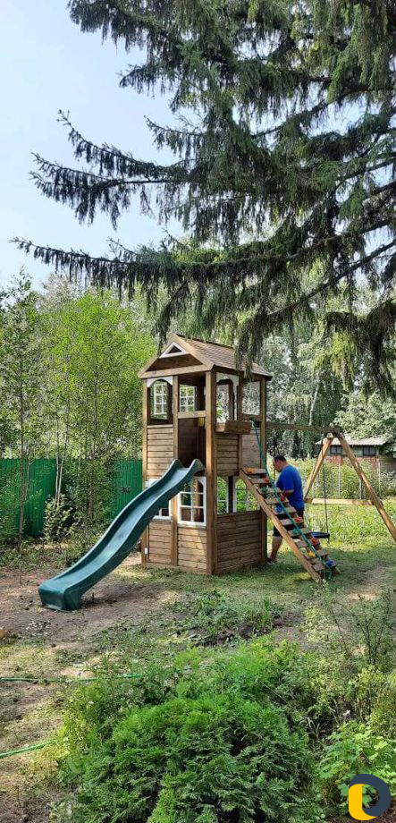 Сборка установка детских площадок