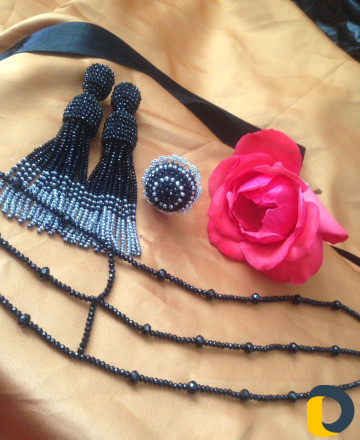 Серьги Оскар и браслеты на заказ