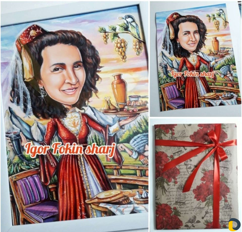 Шарж по фото. Шаржист на праздник
