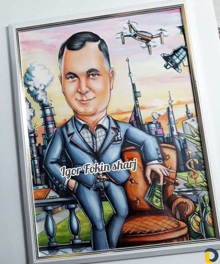 Шарж по фото. Шаржист на праздник