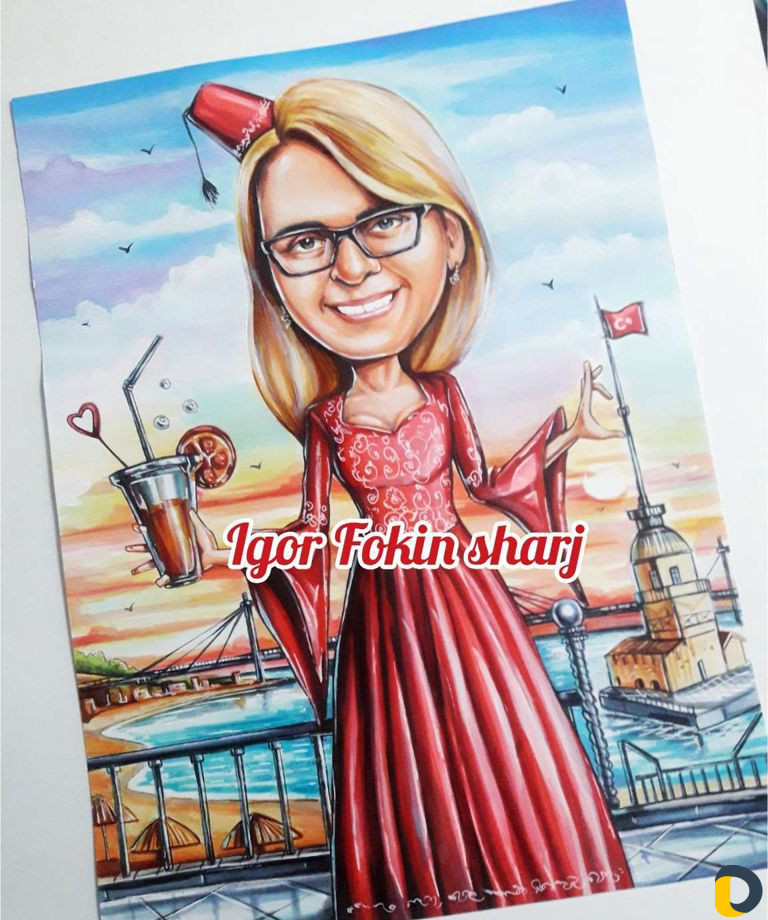 Шарж по фото. Шаржист на праздник