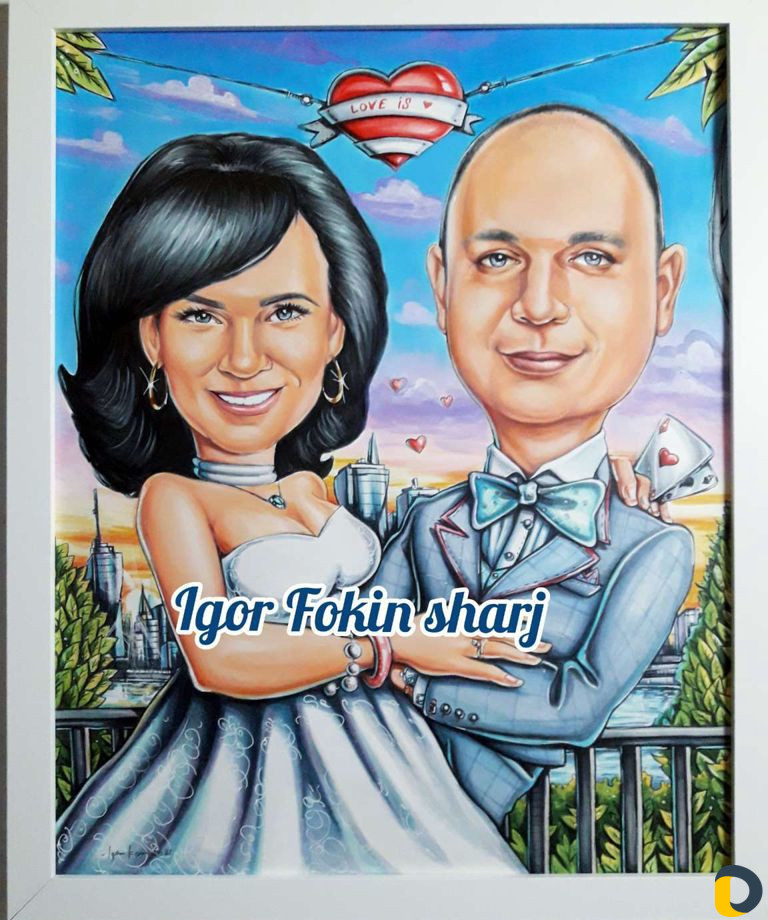 Шарж по фото. Шаржист на праздник