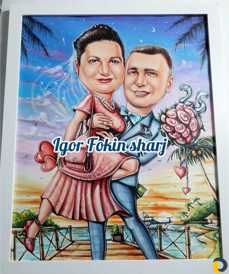 Шарж по фото. Шаржист на праздник