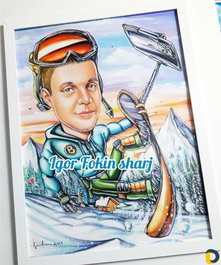 Шарж по фото. Шаржист на праздник