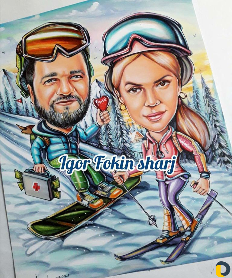 Шарж. Шарж по фото. Шаржист на праздник