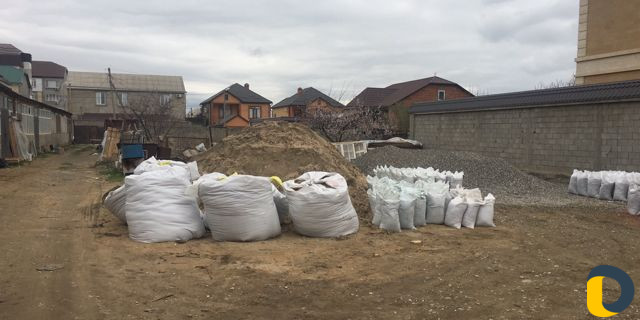 Щебень,керамзит,песок,чернозём