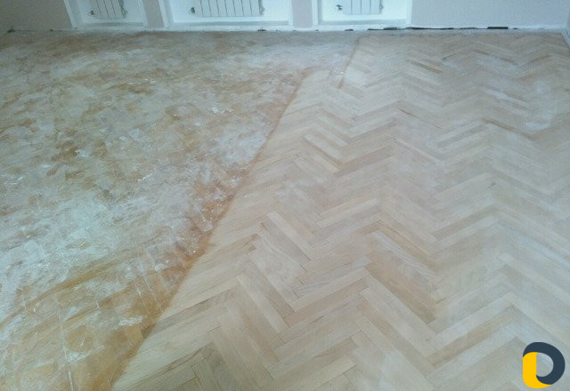 Шлифовка и лакировка паркета