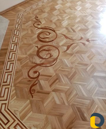 Шлифовка каменных дворов, деревянных полов и парке