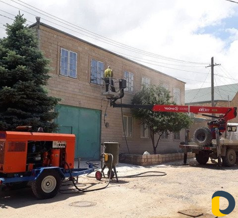 Шлифовка каменных дворов и пескоструйная чистка