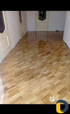 Шлифовка лакировка паркета деревяных палов