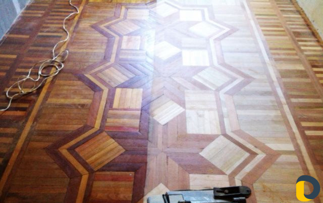 Шлифовка,лакировка паркета и доски