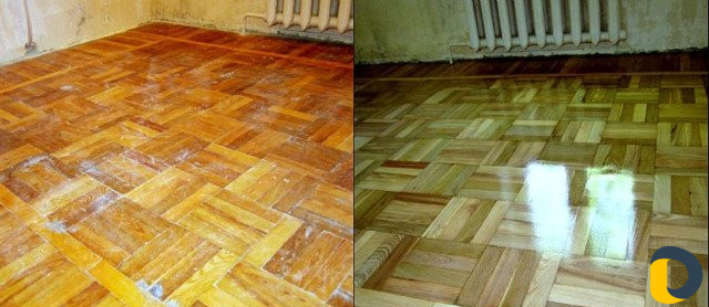 Шлифовка,лакировка паркета и доски