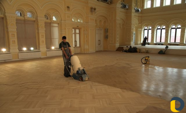Шлифовка, лакировка полов