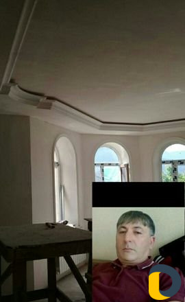 Шпаклевка.карниз