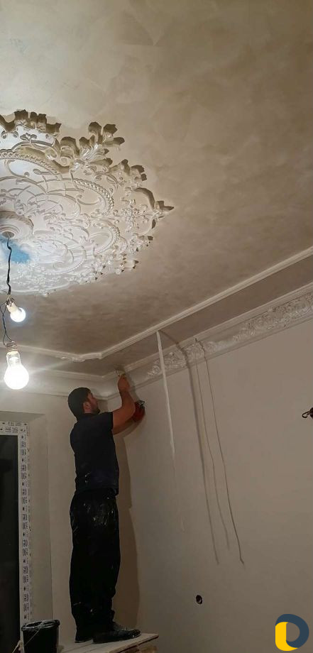 Шпаклёвка Обои Карниз Венецианка