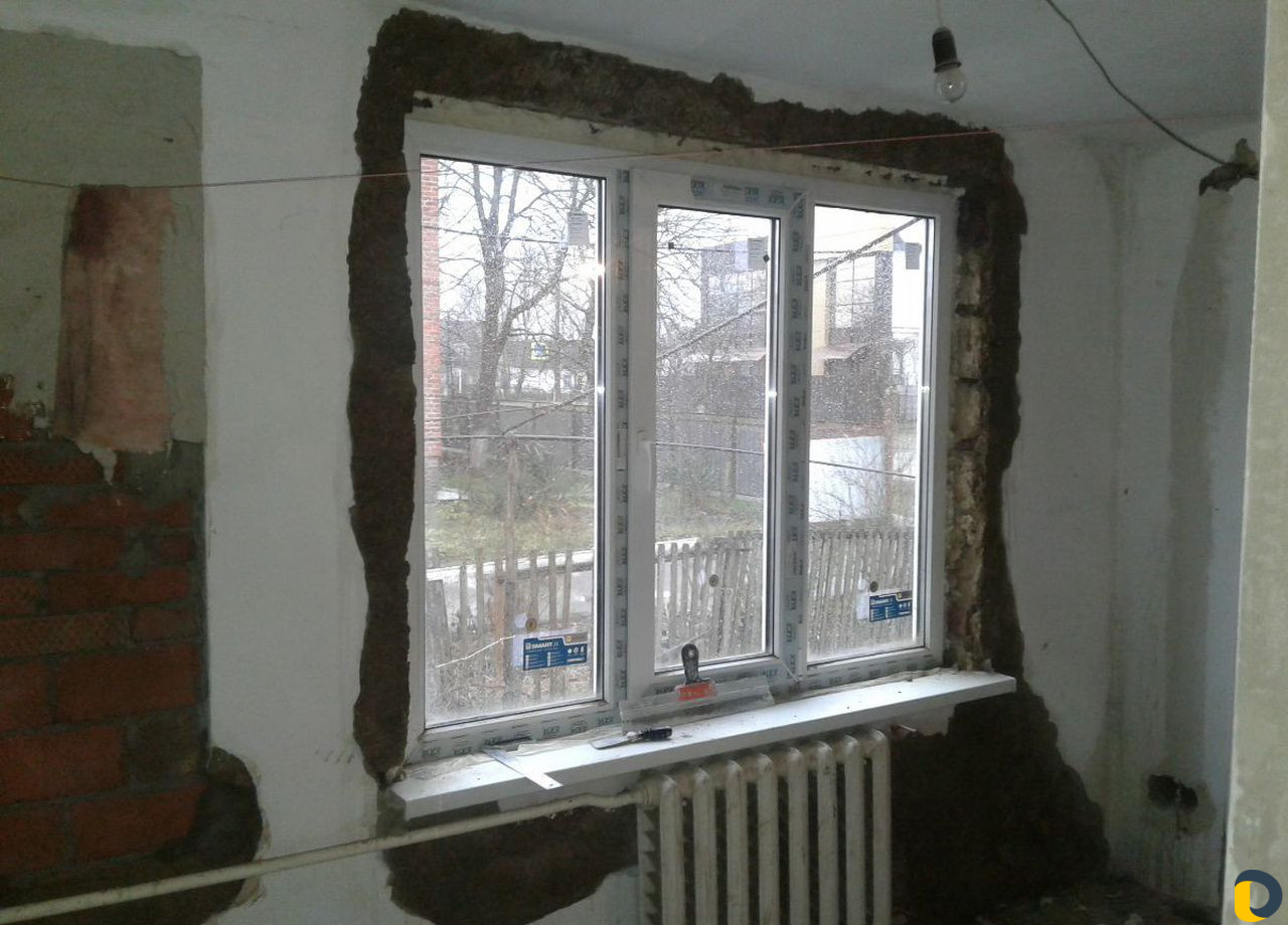 Шпаклёвка,Откосы