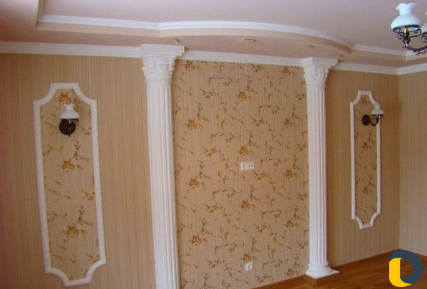 Шпаклевка побелка обои лепка-карнизы жидкие обои