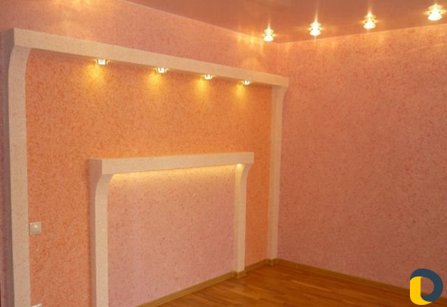 Шпаклевка побелка обои лепка-карнизы жидкие обои