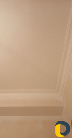 Шпаклёвка, покраска карнизы лепка ламинад