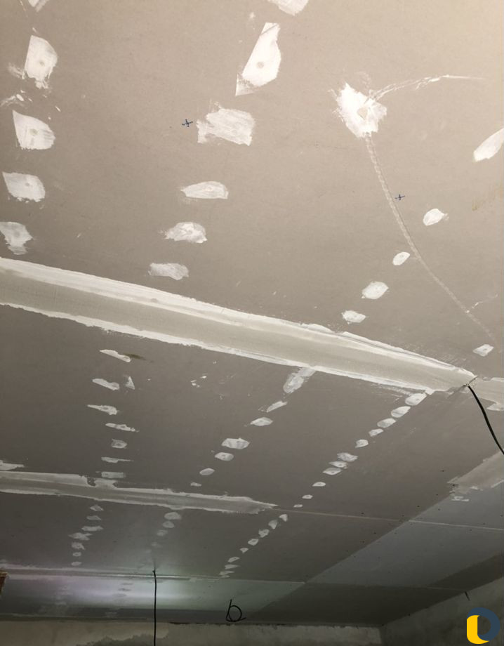 Шпаклевка стен и потолков