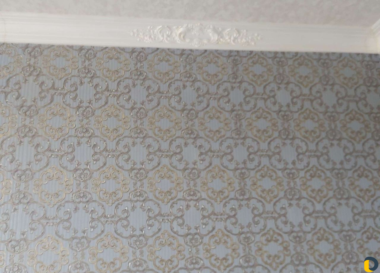 Шпатлевка,обои