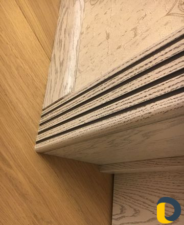 Шпонировка вакуумным прессом