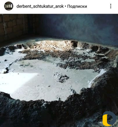 Штукатурка известково- цементным раствором