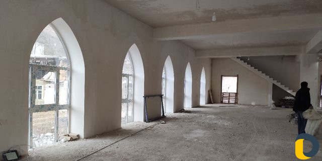 Штукатурка машинная механизированная