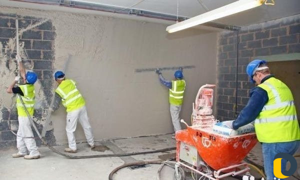 Штукатурка машинного нанесения