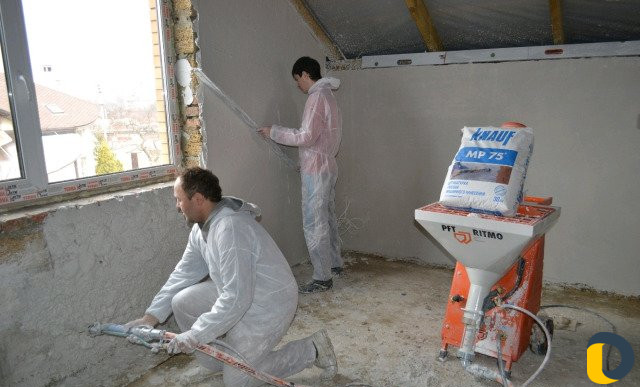 Штукатурка механизированным способом