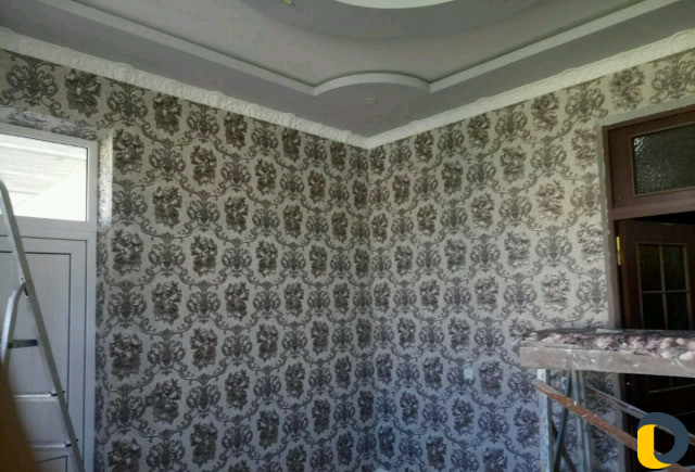 Штукатурка, шпаклевка, побелка, обои, карнизы