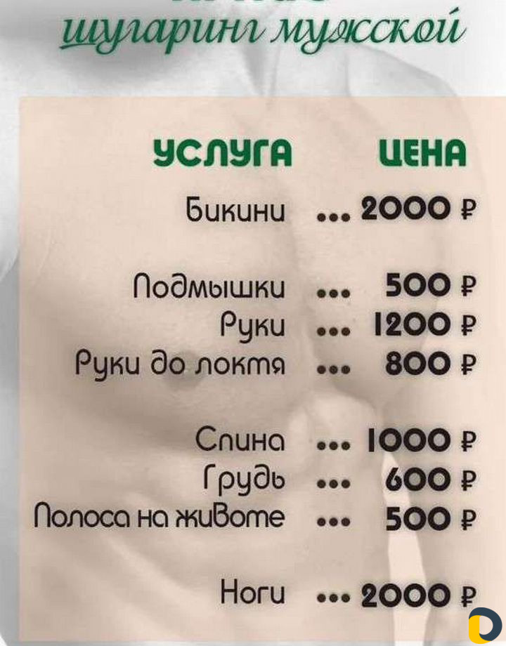 Шугаринг (женский и мужской)