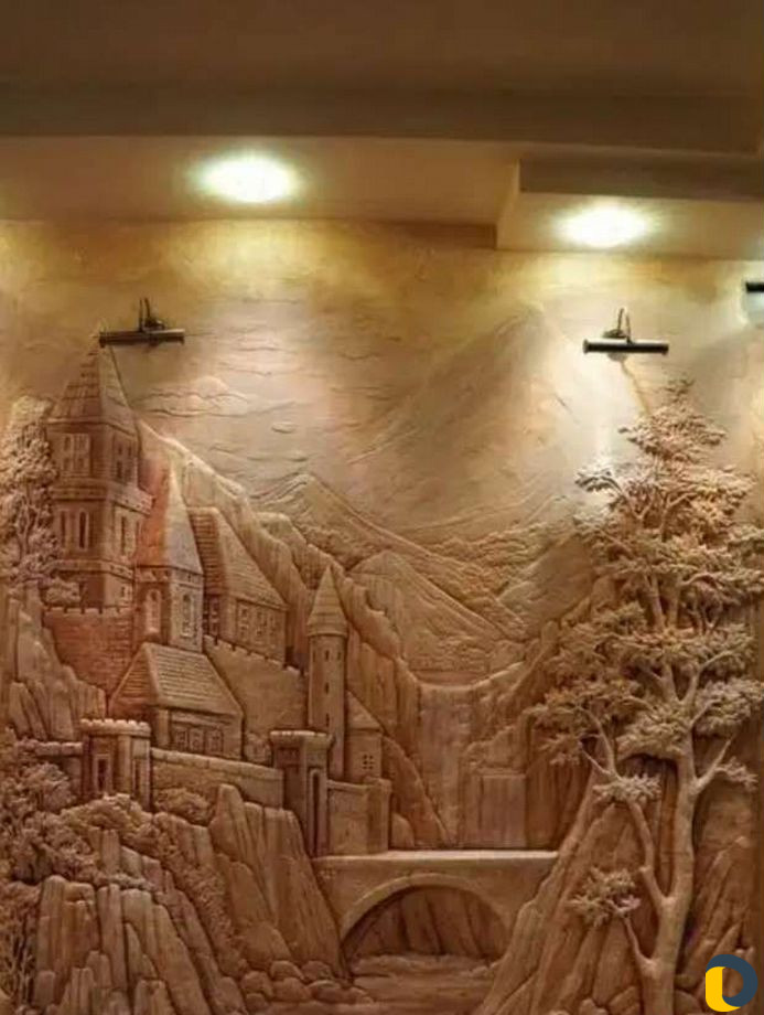 Скульптурная живопись, барельеф
