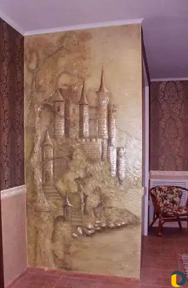 Скульптурная живопись, барельеф