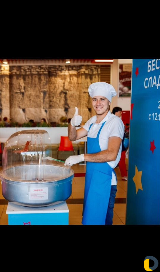 Сладкая вата, попкорн,яблоки в карамели, коктейли