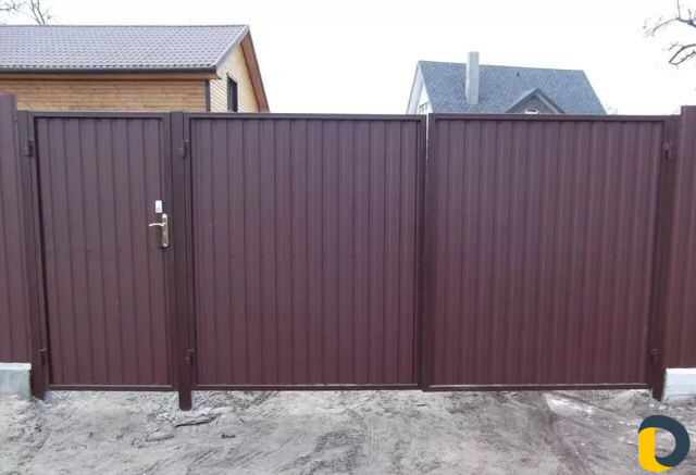 Соберу вороты на месте из профиля и профлиста. Кра
