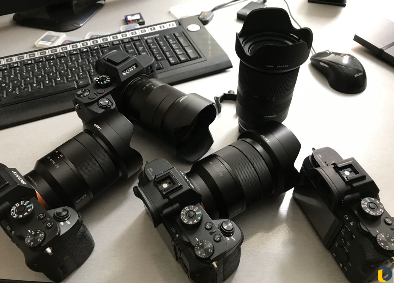 Sony a7 lll Ronin sc Mark lll Canon 6D Canon 500D
