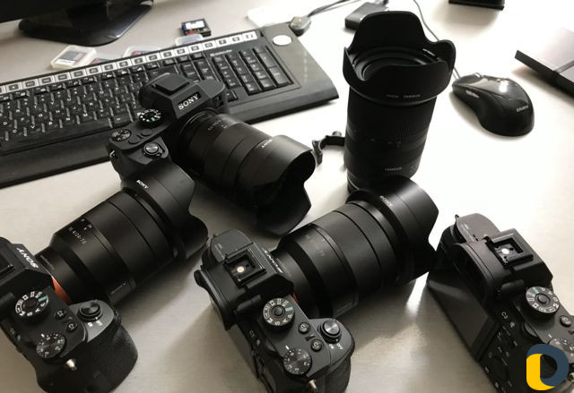 Sony a7 lll Ronin sc Mark lll Canon 6D Canon 500D