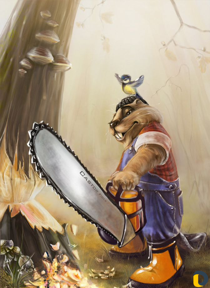 Спил деревьев