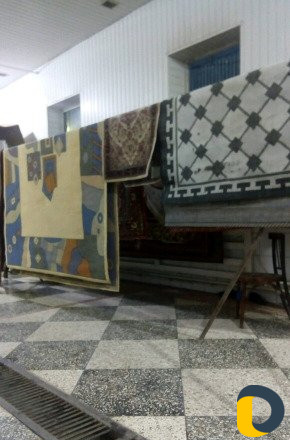 Стирка ковров и одеял подушки